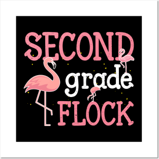 Flamingo 2nd Second Grade Back To School Posters and Art